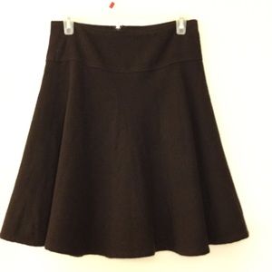 TULLE brand wool brown skirt